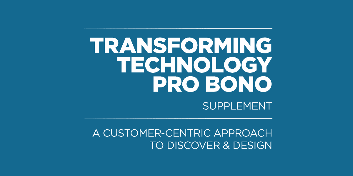 Transforming Technology Pro Bono