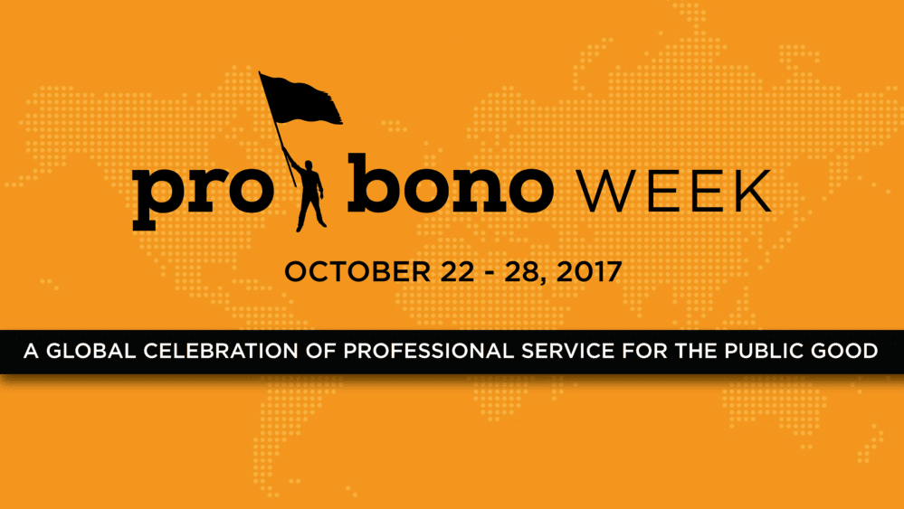 Pro Bono Week 2017