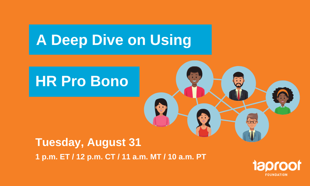 A Deep Dive on Using HR Pro Bono