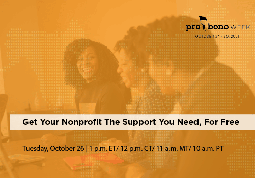 Get your nonprofit the support you need, for free