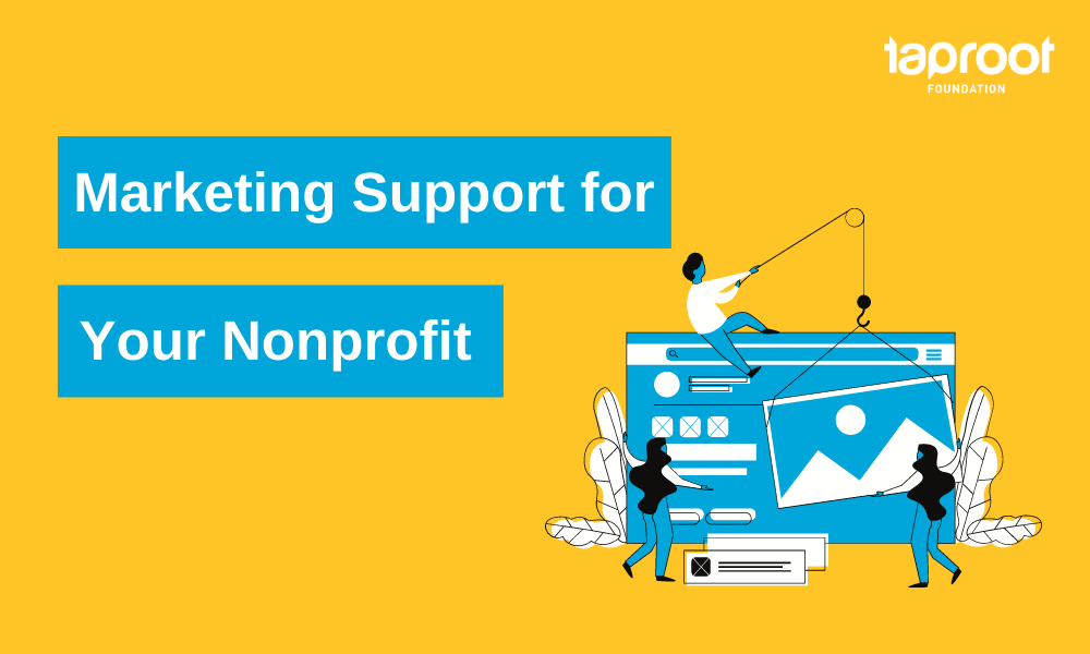 Marketing Support for Your Nonprofit webinar image