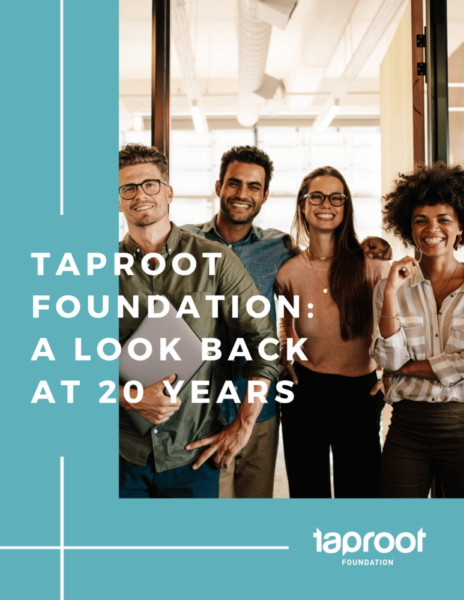 2021 Taproot Foundation Impact Report