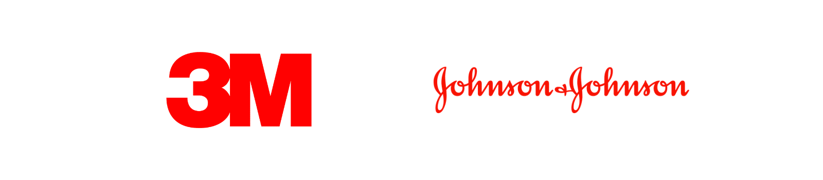 3M and Johnson and Johnson logos