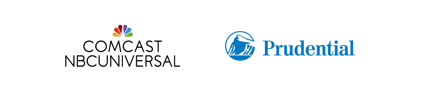 Comcast and Prudential logos