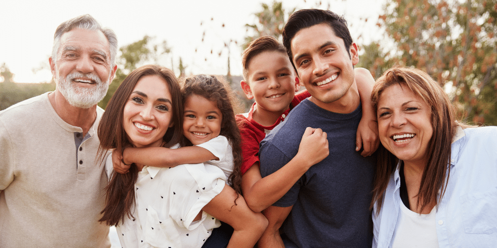 Latino or Hispanic family